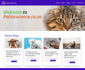 Petinsurance.co.za(Pet insurance) Screenshot