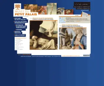 Petit-Palais.org(Musée du Petit Palais) Screenshot
