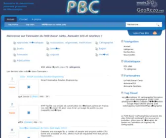 Petitbazarcarto.net(Le Petit Bazar Cartographique) Screenshot
