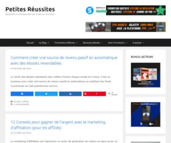 Petite-Reussite.com(Petites Réussites) Screenshot