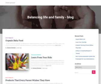 Petitecarousel.com(Balancing life and family) Screenshot