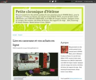 Petitechronique.com(Petite chronique d'Hélène) Screenshot