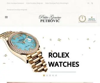 Petitegeneve.com(Official Rolex Retailer) Screenshot