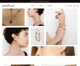 Petitegrand.com(Handmade Jewellery) Screenshot