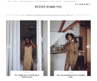 Petitemarienyc.com(PETITE MARIE NYC) Screenshot