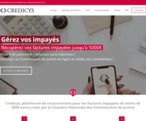 Petitescreances.fr(Plateforme de recouvrement pour les factures impayées) Screenshot