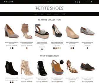 Petiteshoesnyc.com(Petite Shoes offers Designer Brand Women Petite Shoes size 4) Screenshot