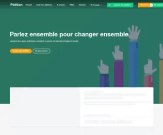 Petition.ma(Lancez votre pétition au maroc) Screenshot