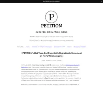 Petition11.com(PETITION) Screenshot