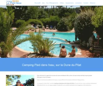 Petitnice.com(Site Destination plage pour des vacances en famille) Screenshot