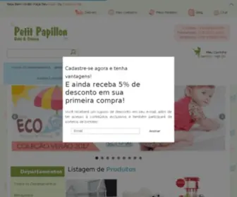 Petitpapillon.com.br(Petit Papillon) Screenshot