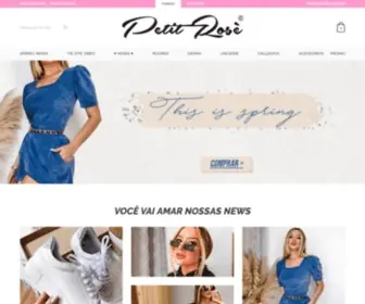 Petitrosestore.com.br(Petit) Screenshot