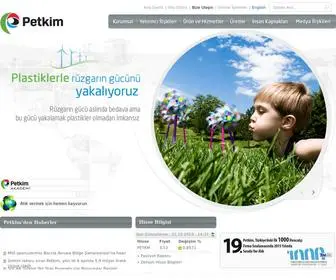 Petkim.com.tr(Petkim) Screenshot