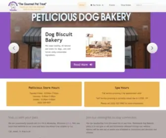 Petlicious.com(Dog Biscuit Bakery) Screenshot