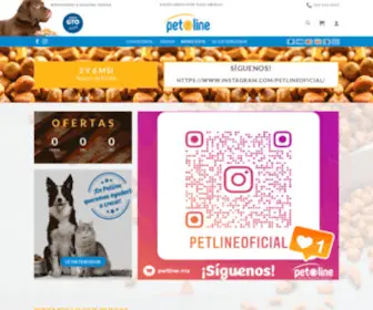 Petline.com.mx(Petline) Screenshot