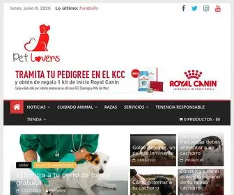Petlovers.cl(La comunidad mascotera más grande de Chile) Screenshot