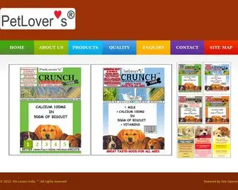 Petloversindia.com(Pet Lovers India) Screenshot