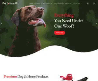 Petloversnz.com(Your one stop for shopping dog and horse products) Screenshot