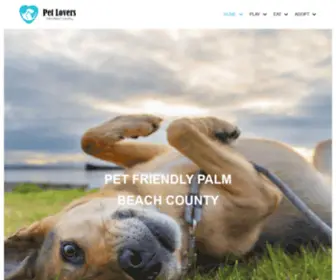 Petloverspbc.com(Pet Friendly Palm Beach County) Screenshot