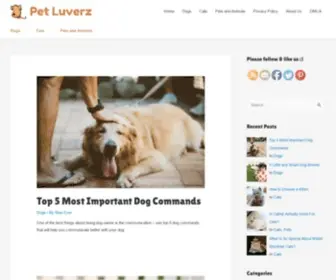 Petluverz.com(Pet Luverz) Screenshot