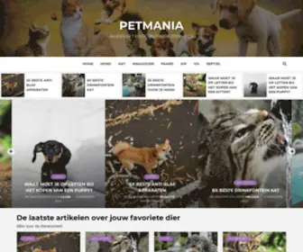 Petmania.nl(Online dierenwinkel die gek) Screenshot