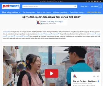 Petmart.vn(Pet Mart Cửa Hàng Thú Cưng) Screenshot