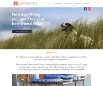 Petmasterssa.com(Pet Masters) Screenshot