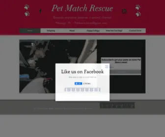 Petmatchrescuepa.org(Pet Match) Screenshot