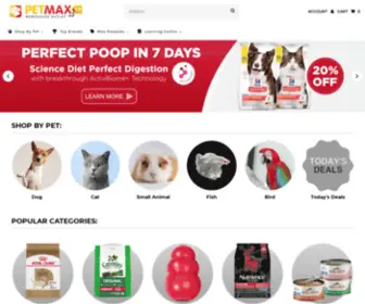 Petmax.ca(Shop pet food and pet supplies in) Screenshot