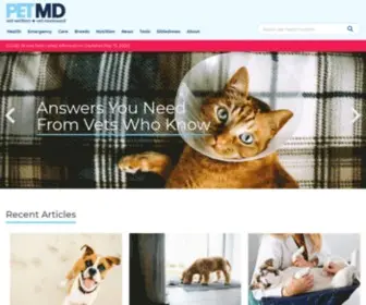 Petmdu.com(PetMD University) Screenshot