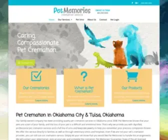 Petmemoriesok.com(Pet Cremation in OKC and Tulsa Oklahoma) Screenshot