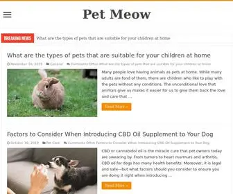 Petmeow.net(Pet Meow) Screenshot