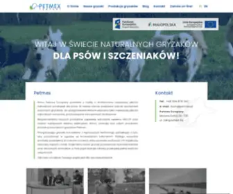 Petmex.pl(Produkujemy naturalne gryzaki dla psów) Screenshot