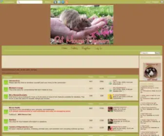 Petmousefanciers.com(Pet Mouse Fanciers Forum) Screenshot