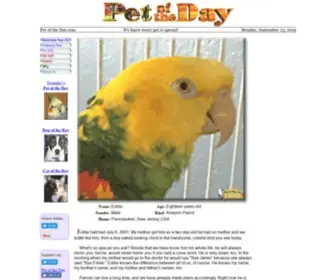 Petoftheday.com(Pet of the Day) Screenshot