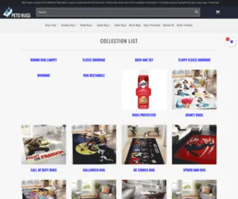 Petorugs.com(Peto Rugs) Screenshot