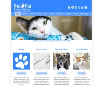 Petpalanimalshelter.com(Pet Pal Animal Shelter) Screenshot