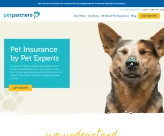 Petpartners.com(PetPartners Pet Insurance) Screenshot