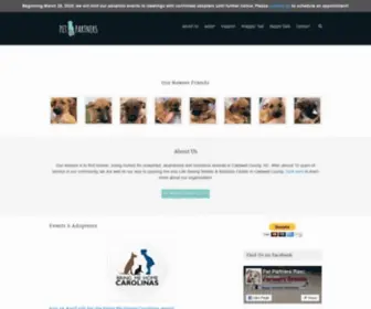 Petpartnersrescue.org(Our mission) Screenshot