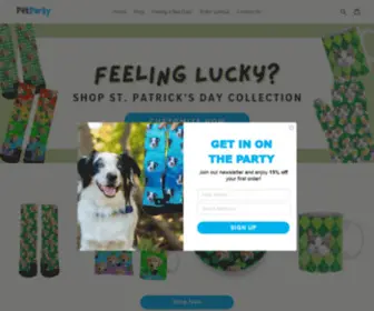 Petparty.co(Customized Pet Dog & Cat Socks) Screenshot