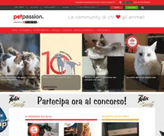 Petpassion.tv(Foto, Video, Animali, Gatti, Cani, Cuccioli, Concorsi, Consigli) Screenshot