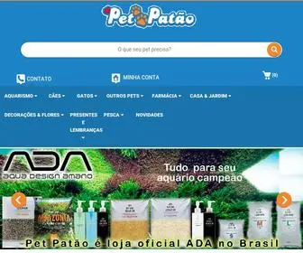 Petpataoshop.com.br(A loja do seu animal de estima) Screenshot