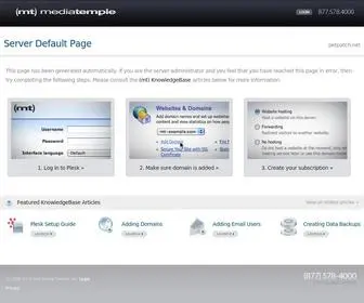 Petpatch.net(Business-Class Web Hosting by (mt) Media Temple) Screenshot