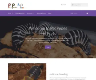 Petpedesandpods.com(Specializing in bioactive vivariums & supplies) Screenshot