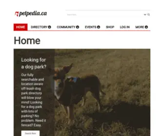 Petpedia.ca(The places we could go) Screenshot