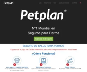 Petplan.es(Petplan Nº 1 Mundial en Seguros para Perros) Screenshot