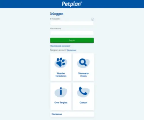Petplanapp.nl(Petplan) Screenshot