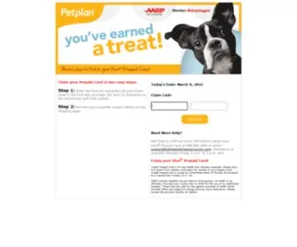 Petplanwellnessprogram.com(Petplan Redemption Center) Screenshot