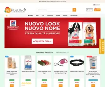 Petplusultra.com(Il tuo negozio di prodotti per animali domestici) Screenshot