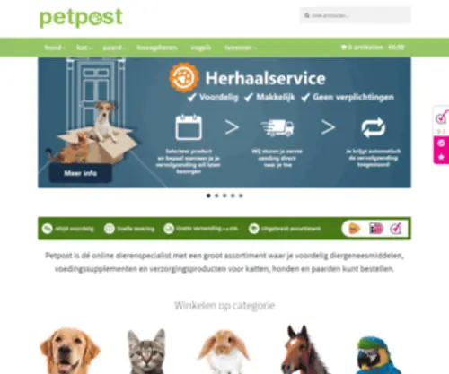 Petpost.com(Cleaner Dog from Nose to Tail) Screenshot